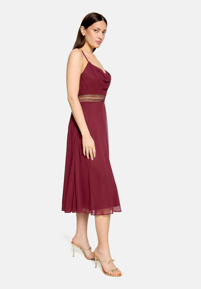 Vera Mont Cocktailkleid »Damen mit Wasserfallausschnitt« Ohne Tasche Stickerei