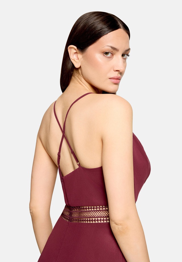 Vera Mont Cocktailkleid »Damen mit Wasserfallausschnitt« Ohne Tasche Stickerei