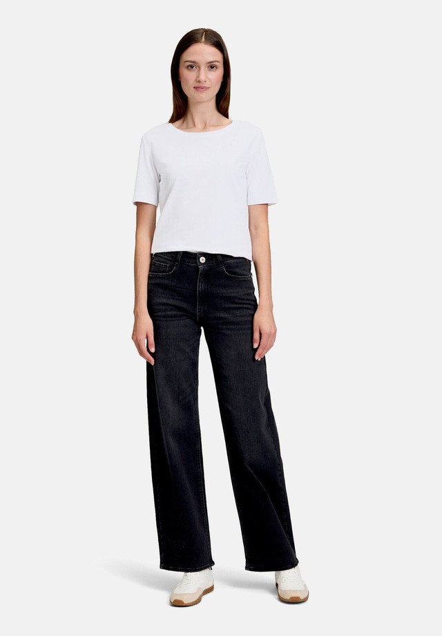 Betty&Co Kurzarmshirt »Damen mit Rundhalsausschnitt« 1 Stk. Form