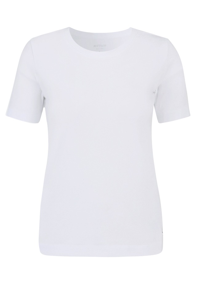 Betty&Co Kurzarmshirt »Damen mit Rundhalsausschnitt« 1 Stk. Form