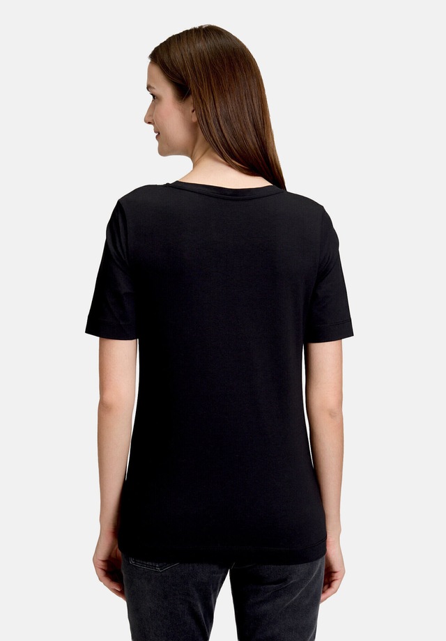 Betty&Co Kurzarmshirt »Damen mit Rundhalsausschnitt« 1 Stk. Form