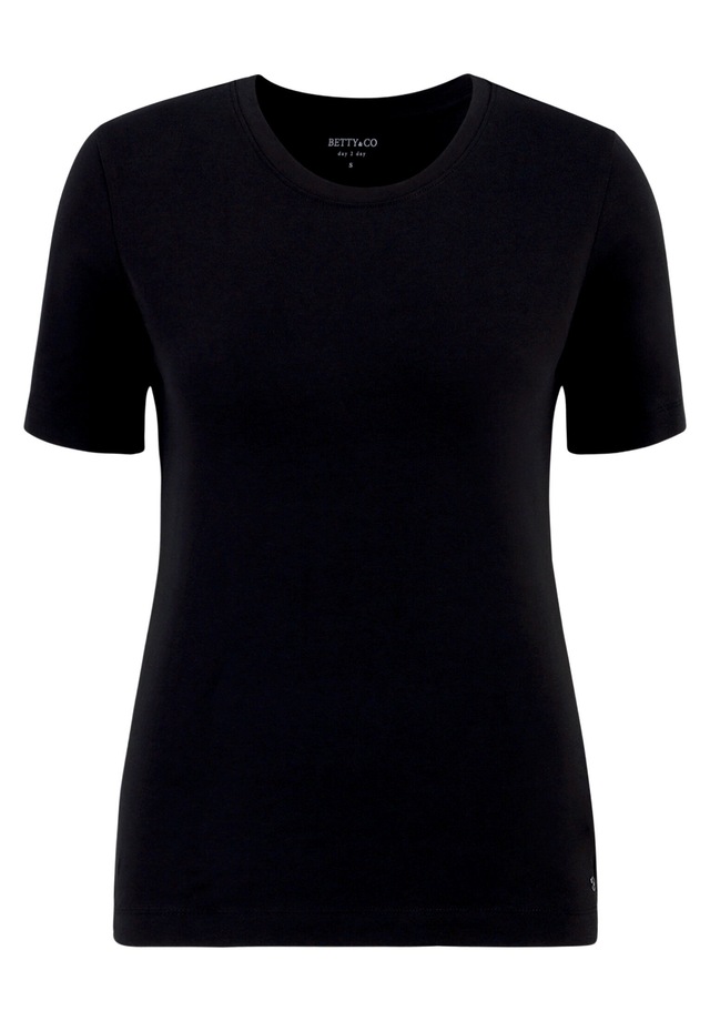 Betty&Co Kurzarmshirt »Damen mit Rundhalsausschnitt« 1 Stk. Form