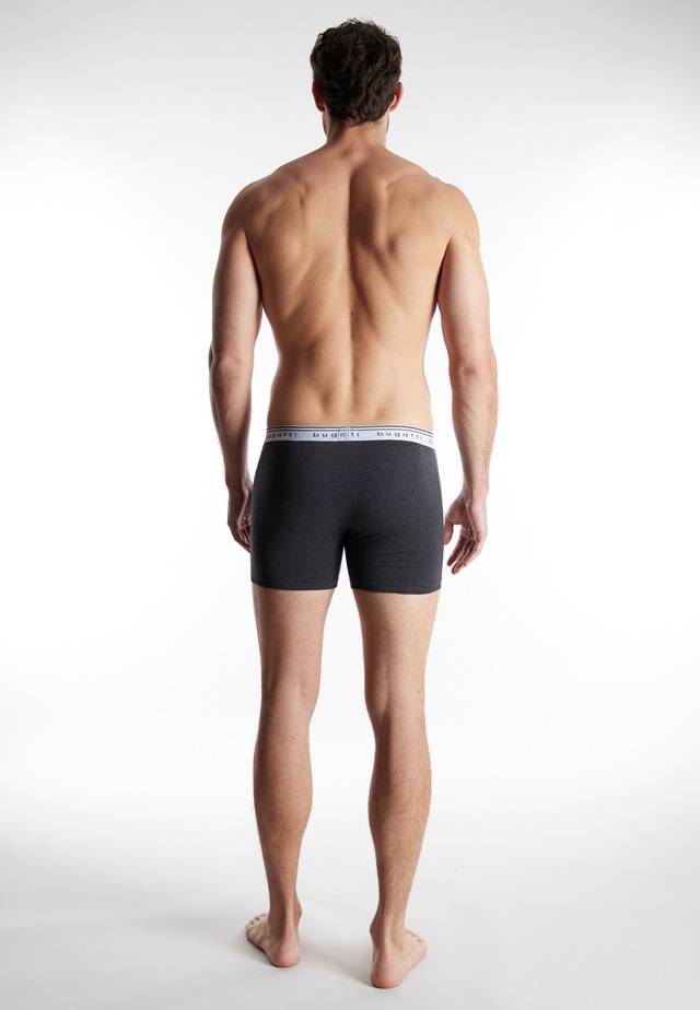 bugatti Boxershorts »Pisa« breiter Bund, mit Logo, atmungsaktiv, Baumwollmix, eng, basic