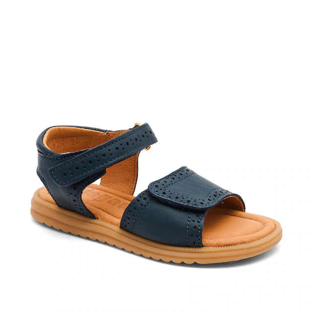 Bisgaard Sandale »Andrea« Sommerschuh, Mädchen Schuh mit Klett, Größenschablone zum Download