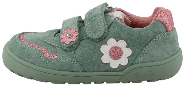 Lurchi Barfußschuh »Jola Barefoot« , Halbschuh, Sneaker mit Blüten, Größenschablone zum Download