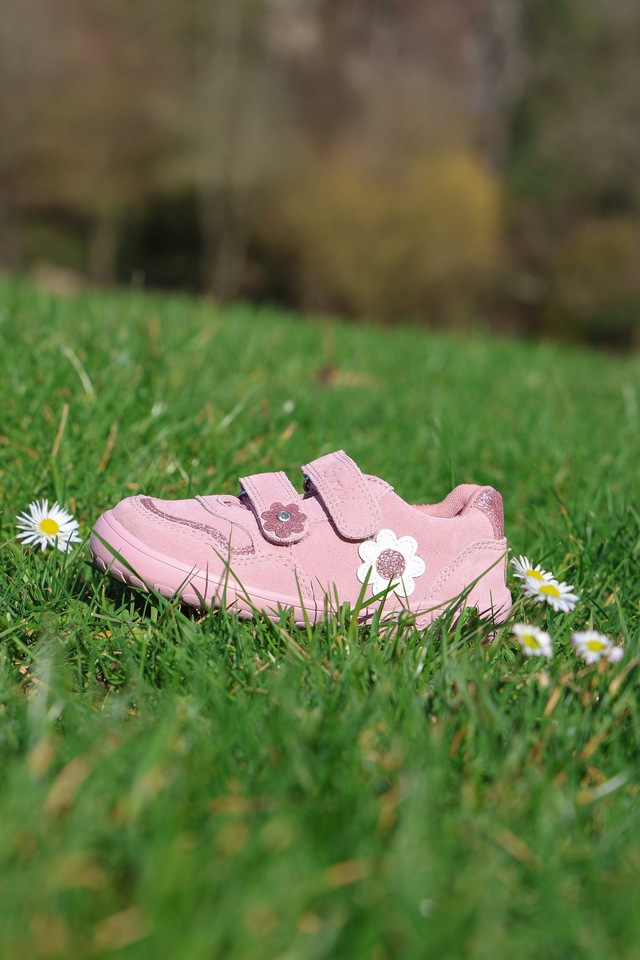 Lurchi Barfußschuh »Jola Barefoot« , Halbschuh, Sneaker mit Blüten, Größenschablone zum Download