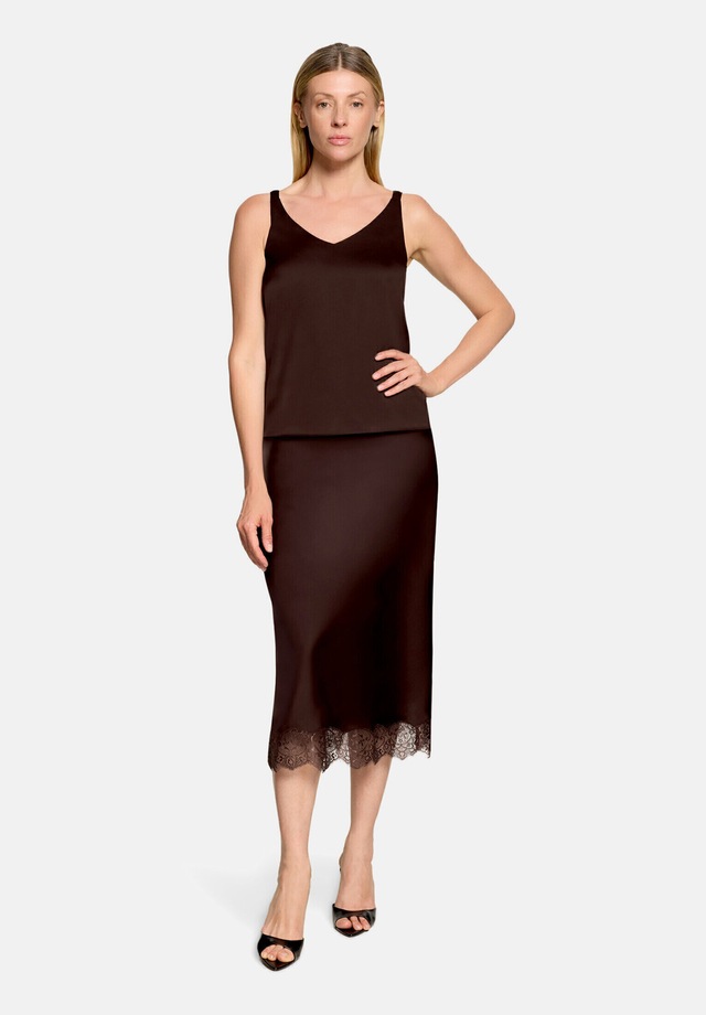 Vera Mont Satinbluse »Damen mit V-Ausschnitt«