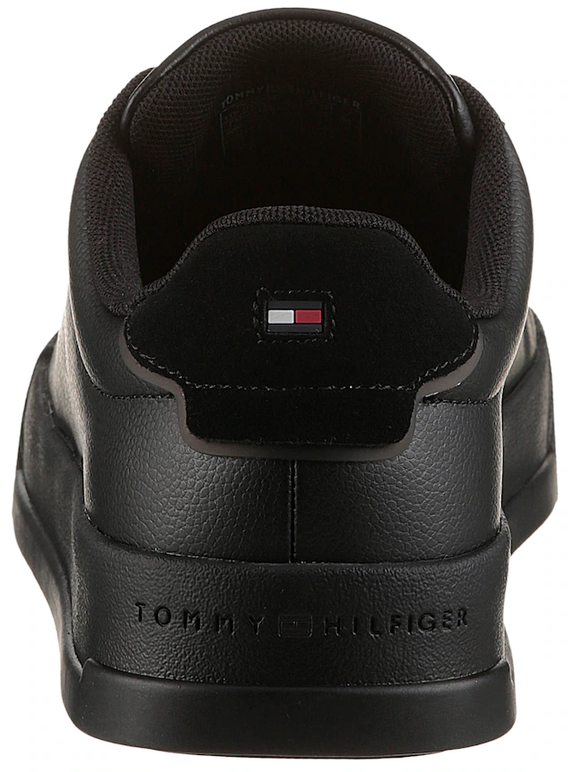 Tommy Hilfiger Sneaker »TH COURT LTH DETAIL ESS« , Freizeitschuh, Halbschuh, Schnürschuh mit seitlichem Logoschriftzug