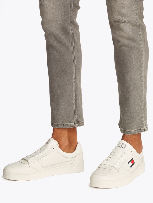 Tommy Jeans Sneaker »TJM THE GREENWICH NEW ESS« , Freizeitschuh, Halbschuh, Schnürschuh im Basekt-Style