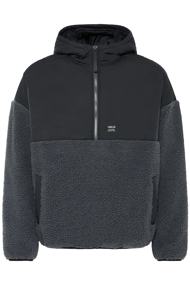 !Solid Kapuzenpullover »Teddy Halfzip-Hoodie SDMarco«