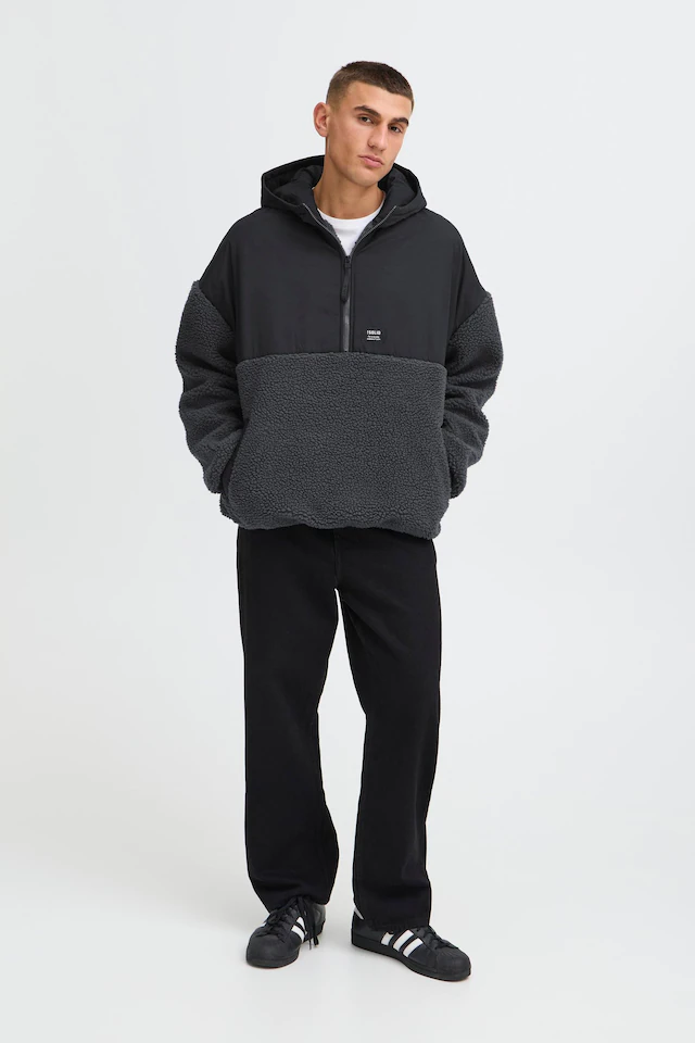 !Solid Kapuzenpullover »Teddy Halfzip-Hoodie SDMarco«