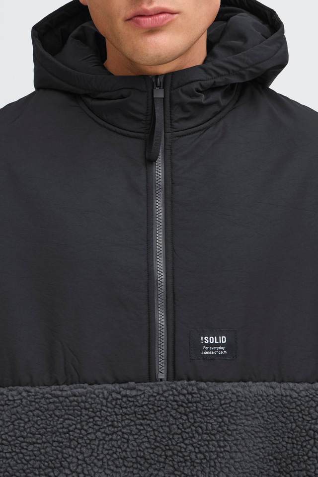 !Solid Kapuzenpullover »Teddy Halfzip-Hoodie SDMarco«