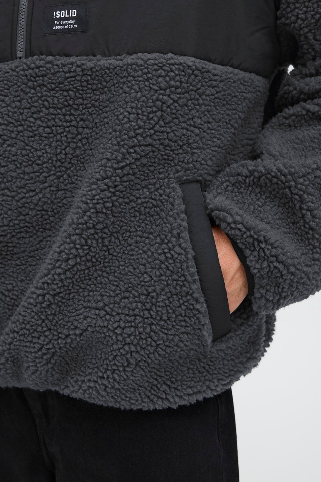 !Solid Kapuzenpullover »Teddy Halfzip-Hoodie SDMarco«