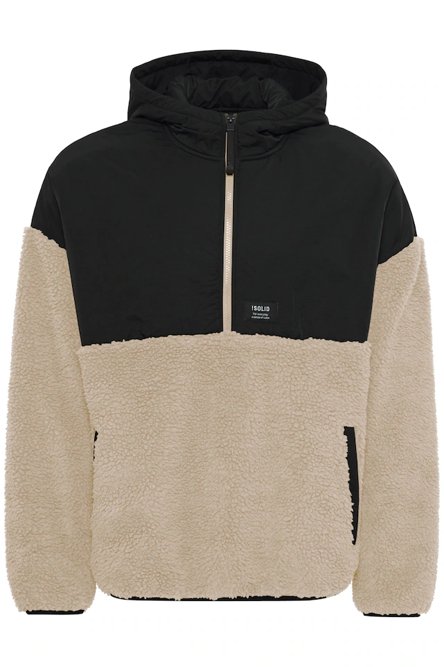 !Solid Kapuzenpullover »Teddy Halfzip-Hoodie SDMarco«