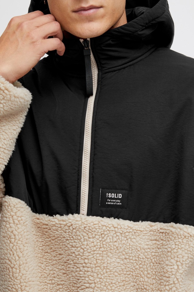 !Solid Kapuzenpullover »Teddy Halfzip-Hoodie SDMarco«