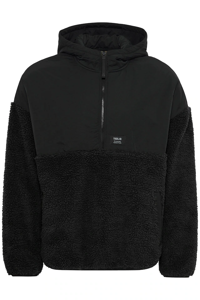 !Solid Kapuzenpullover »Teddy Halfzip-Hoodie SDMarco«