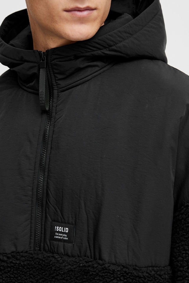 !Solid Kapuzenpullover »Teddy Halfzip-Hoodie SDMarco«