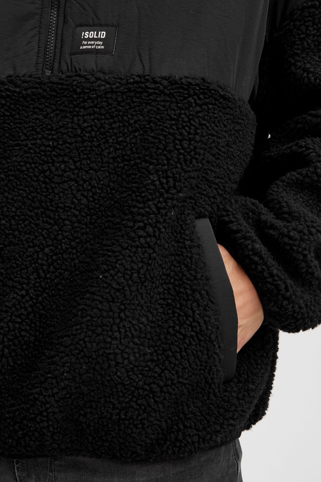 !Solid Kapuzenpullover »Teddy Halfzip-Hoodie SDMarco«