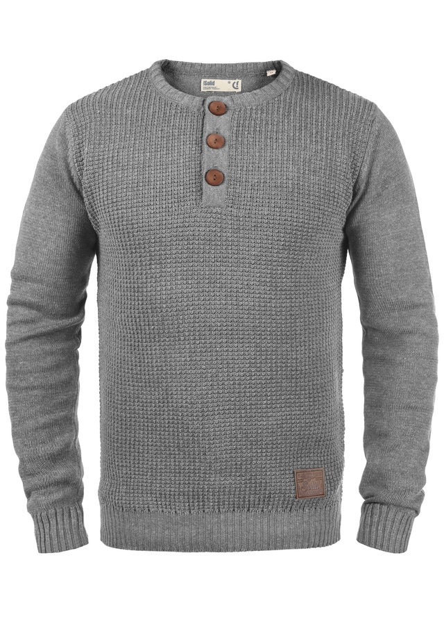 !Solid Strickfleece-Pullover »Strickpullover SDTerrance«