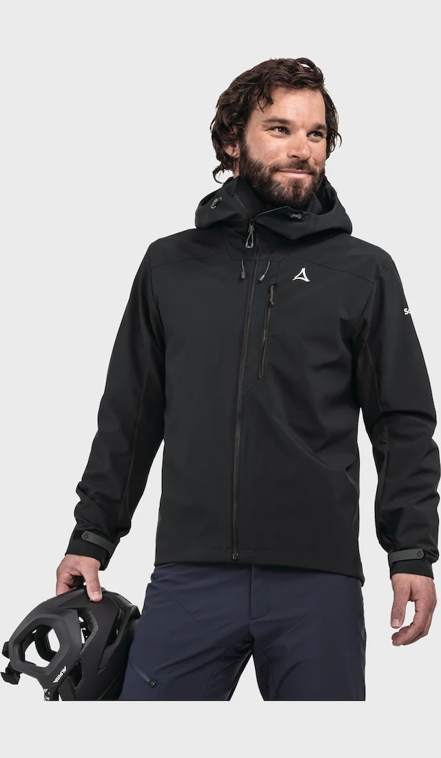 Schöffel Outdoorjacke »Bike Hybrid Jk Style Salza MNS« mit Kapuze