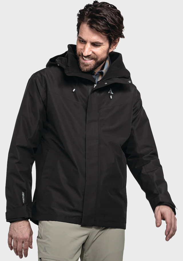 Schöffel Doppeljacke »3in1 Jacket Style Okere MNS« mit Kapuze