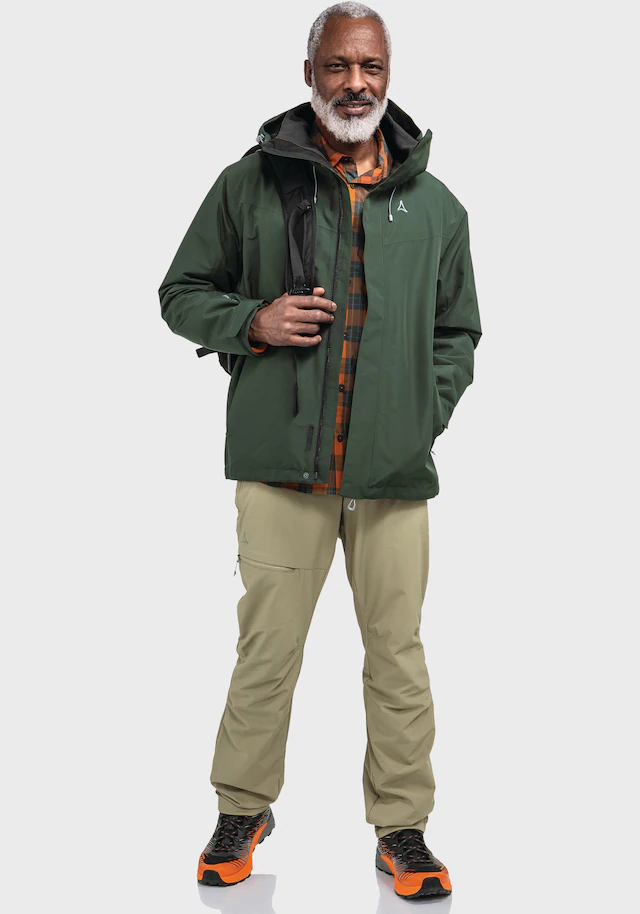 Schöffel Doppeljacke »3in1 Jacket Style Okere MNS« mit Kapuze
