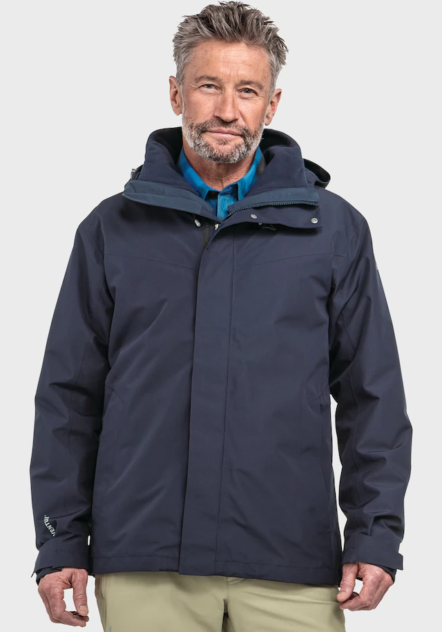 Schöffel Doppeljacke »3in1 Jacket Style Okere MNS« mit Kapuze