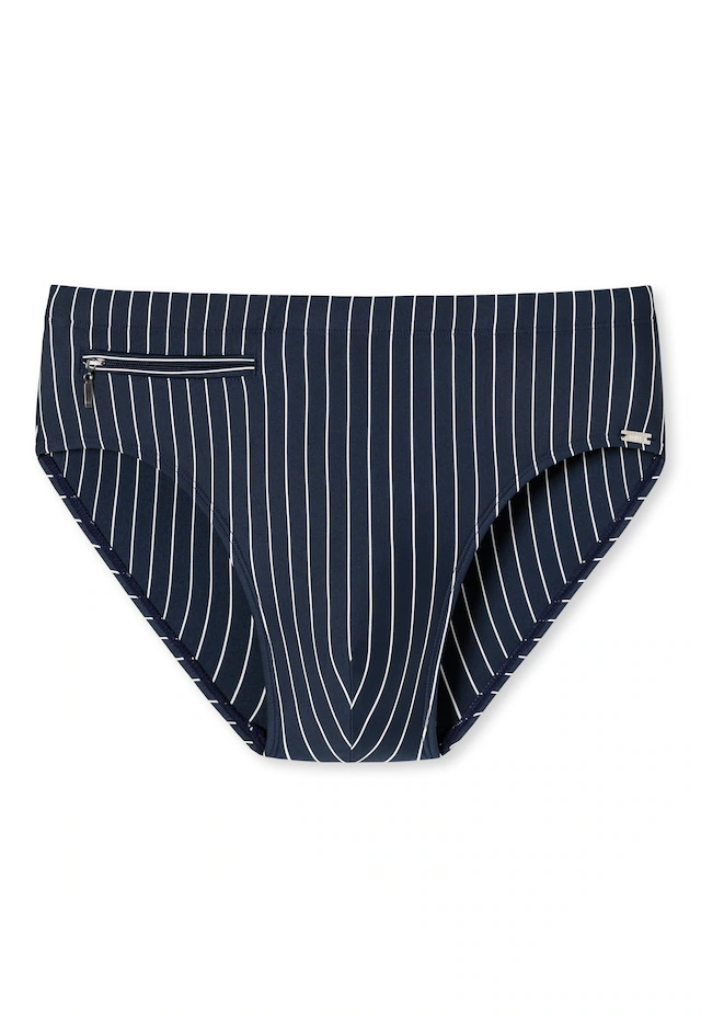 Schiesser Badeslip »Nautical Casual« mit weißen Streifen
