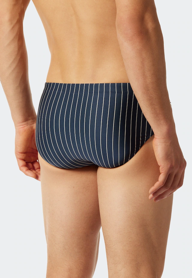 Schiesser Badeslip »Nautical Casual« mit weißen Streifen
