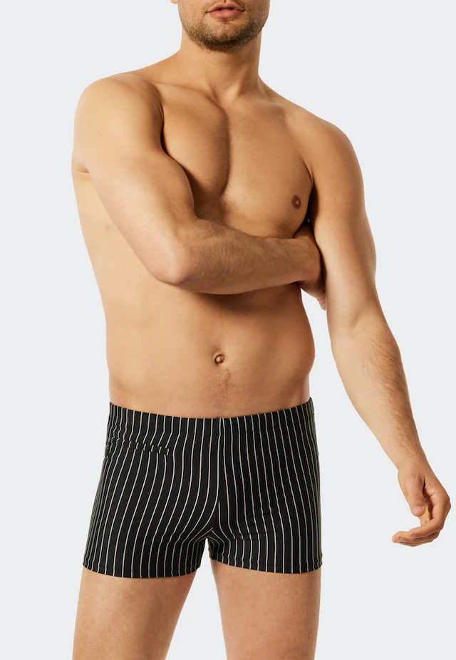 Schiesser Badeshorts »Nautical Casual« Innenslip, kleine Tasche mit RV, gestreift