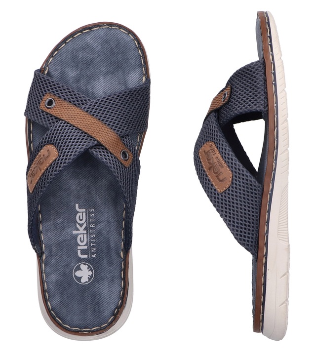 Rieker Pantolette Sommerschuh, Hausschuh, Strandschuh zum Schlupfen