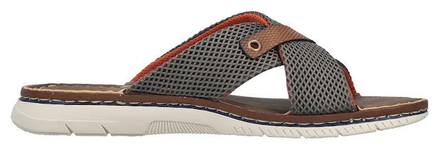 Rieker Pantolette Sommerschuh, Hausschuh, Strandschuh zum Schlupfen