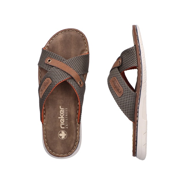 Rieker Pantolette Sommerschuh, Hausschuh, Strandschuh zum Schlupfen