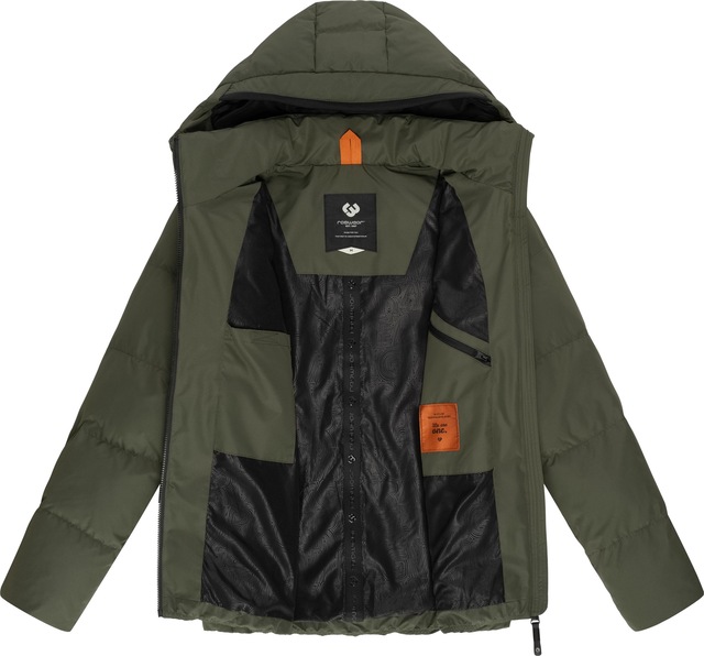 Ragwear Steppjacke »Norg« mit Kapuze wasserdichte Herren Winterjacke