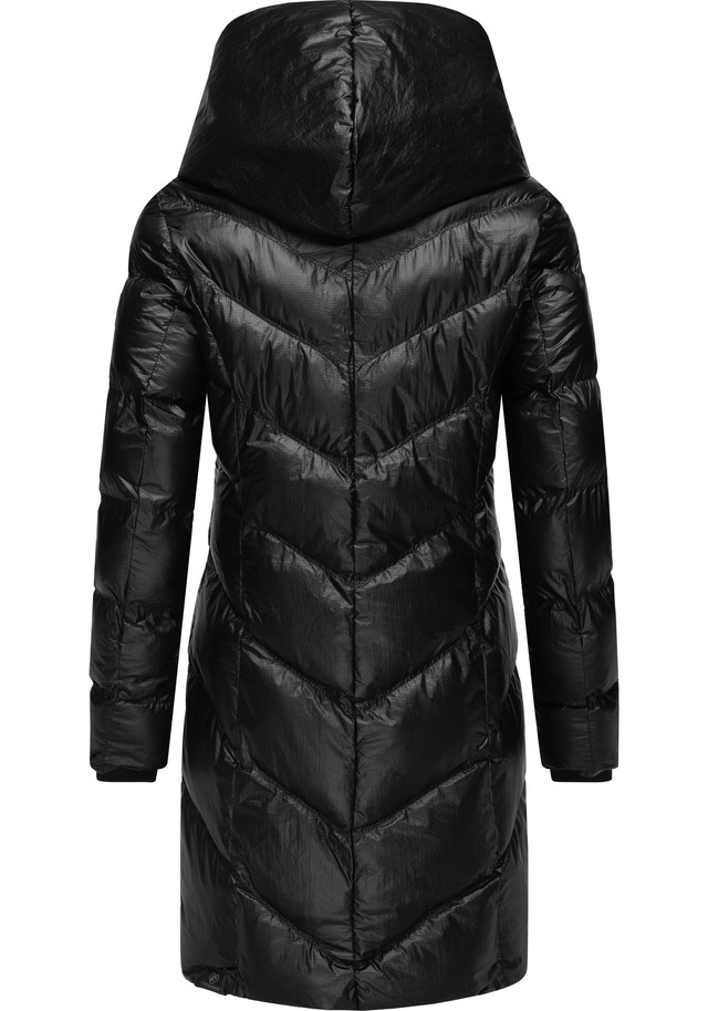 Ragwear Kurzmantel »Natalka Bling« Damen Wintermantel in schimmernder Optik