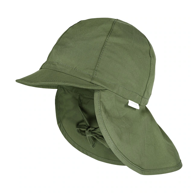 MAXIMO Sonnenhut 1 Stk. verstellbarer Kinnriemen, mit Nackenschutz, mit Gummizug