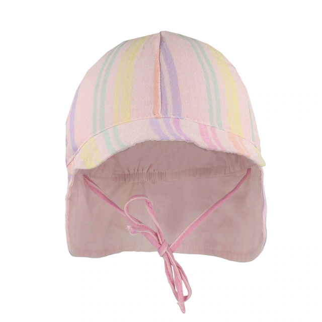 MAXIMO Schirmmütze Musselin, Nackenschutz, Bindeband, Unisex, UV-Schutz