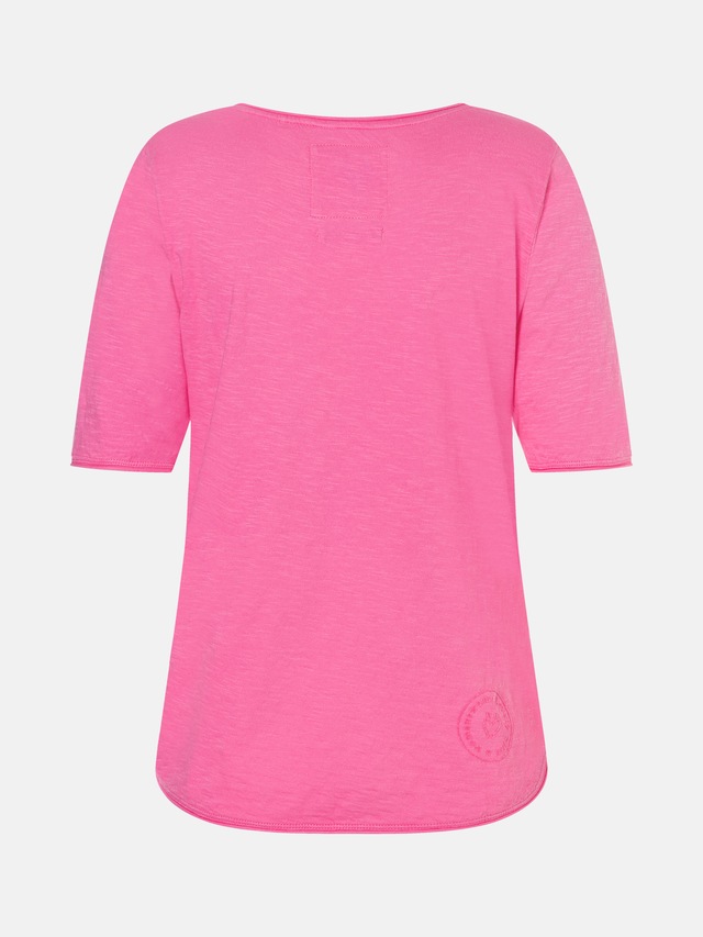 Lieblingsstück Rundhalsshirt »CandiceEP« mit Statement-Stickerei und im Batik-Look