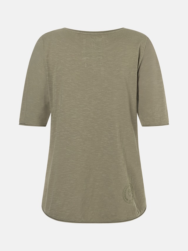 Lieblingsstück Rundhalsshirt »CandiceEP« mit Statement-Stickerei und im Batik-Look