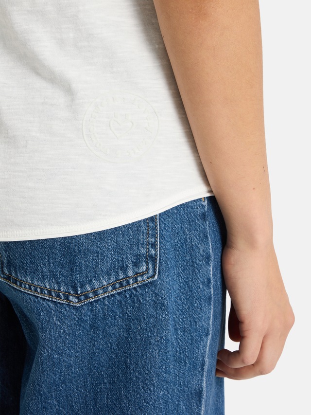 Lieblingsstück Rundhalsshirt »CandiceEP« mit Statement-Stickerei und im Batik-Look