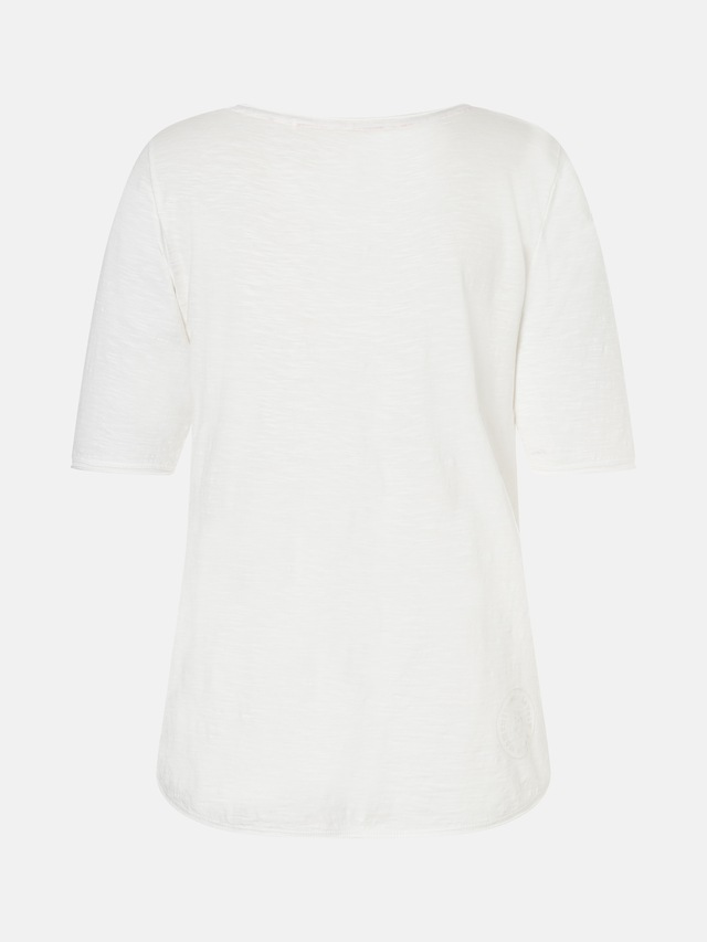 Lieblingsstück Rundhalsshirt »CandiceEP« mit Statement-Stickerei und im Batik-Look
