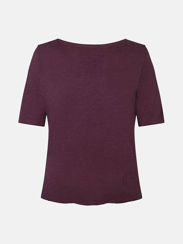 Lieblingsstück Rundhalsshirt »CandiceEP« mit Statement-Stickerei und im Batik-Look