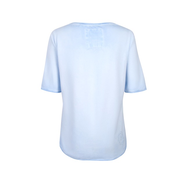 Lieblingsstück Rundhalsshirt »CandiceEP« mit Statement-Stickerei und im Batik-Look