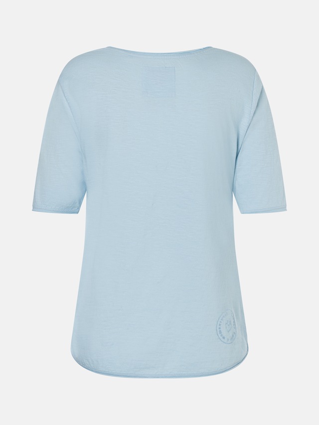 Lieblingsstück Rundhalsshirt »CandiceEP« mit Statement-Stickerei und im Batik-Look