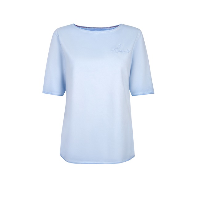 Lieblingsstück Rundhalsshirt »CandiceEP« mit Statement-Stickerei und im Batik-Look