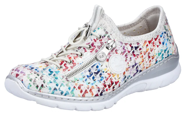 Rieker Slip-On Sneaker Schlupfschuh, Freizeitsneaker, Halbschuh mit MemoSoft-Ausstattung