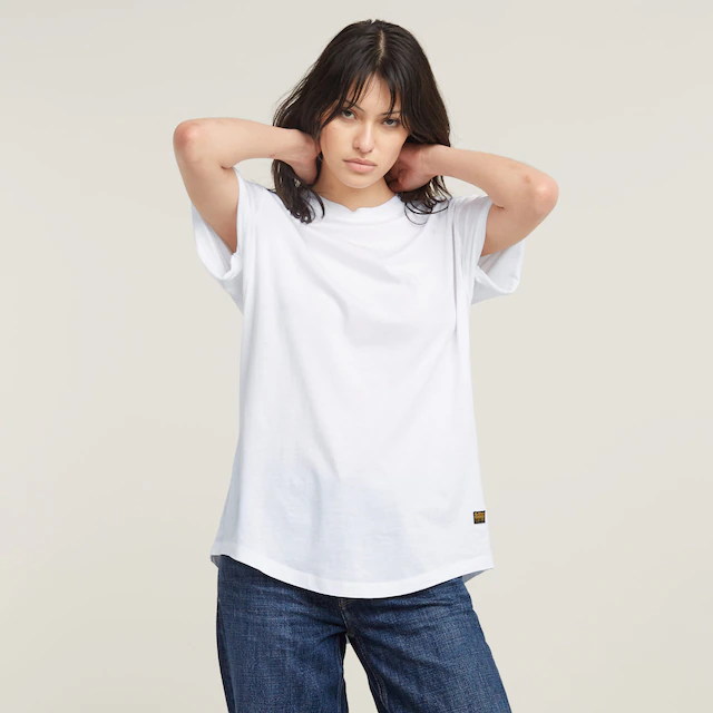 G-STAR T-Shirt »Lash fem loose« mit fixiertem Umschlagsaum