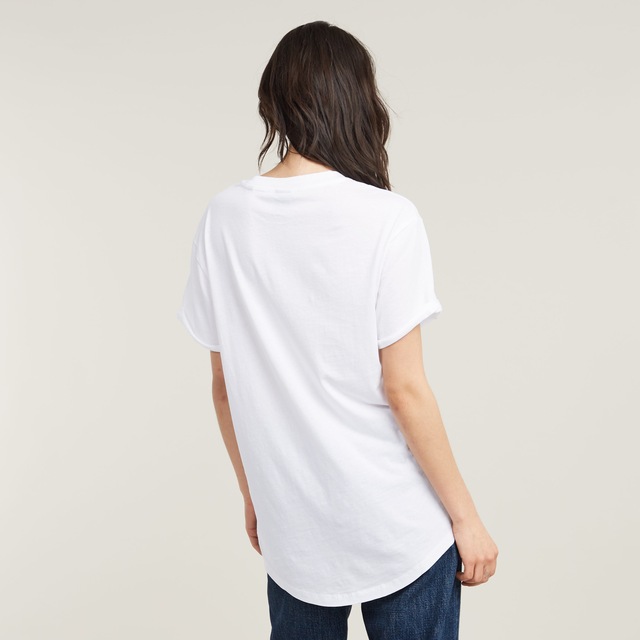G-STAR T-Shirt »Lash fem loose« mit fixiertem Umschlagsaum