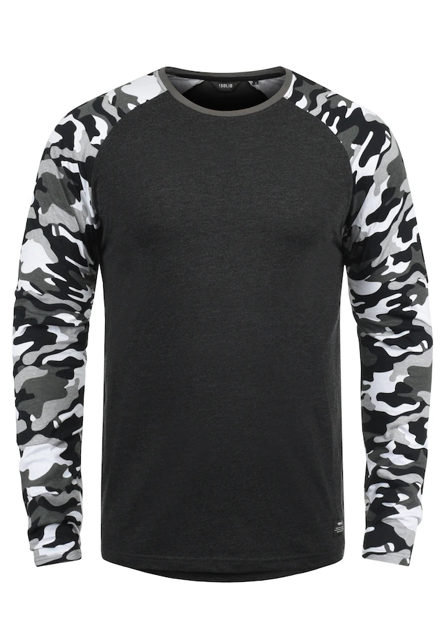 !Solid Rundhalsshirt »Rundhalsshirt SDCajus«