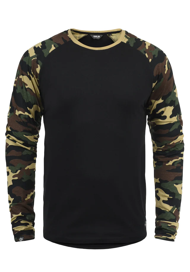 !Solid Rundhalsshirt »Rundhalsshirt SDCajus«